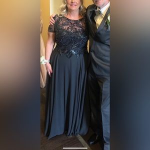 Ball Gown 18 charcoal embellished.